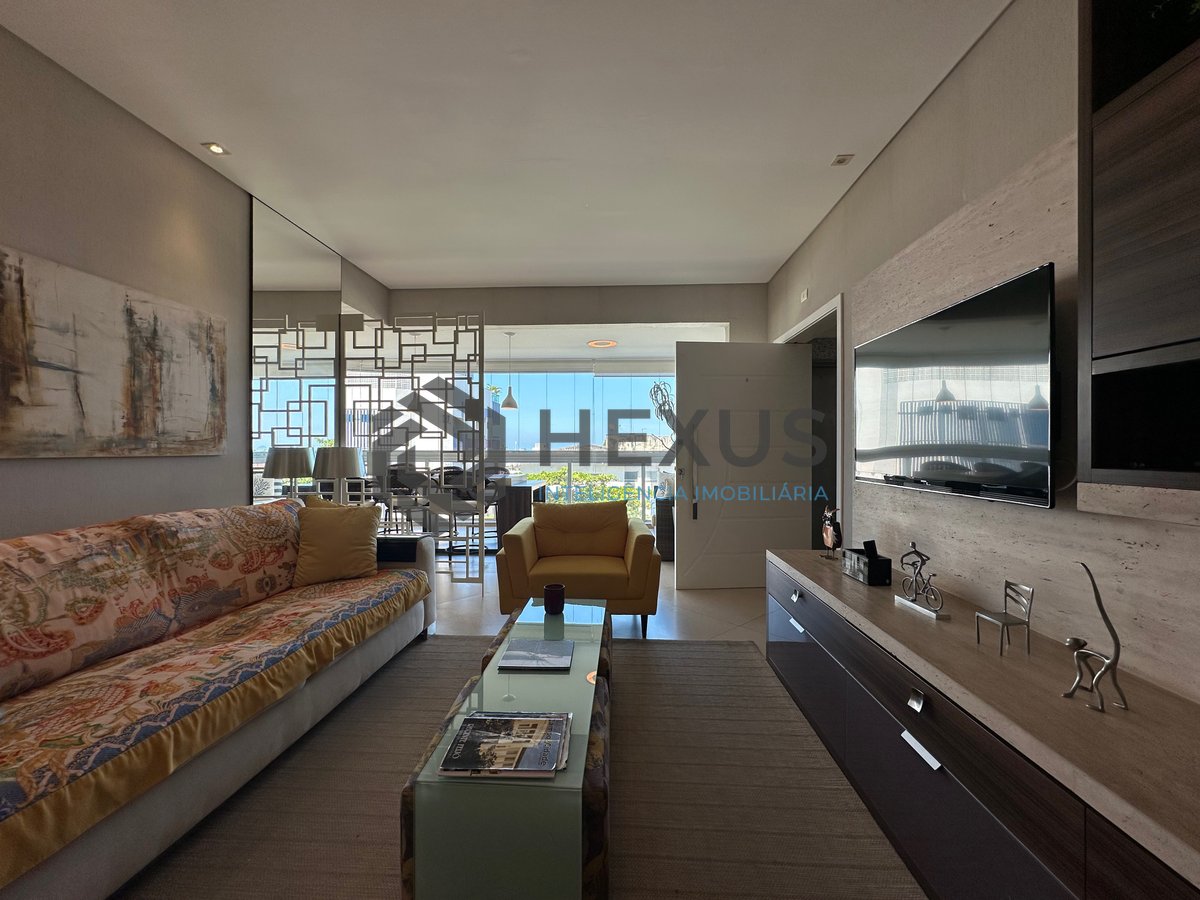 Foto 2 de Apartamento alto padrão com varanda gourmet vista mar e lazer a 250m da praia na Enseada, Guarujá