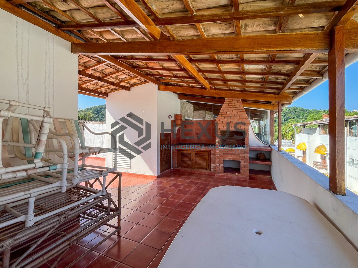 Foto 46 de Apartamento frente mar com varanda lazer e quintal na Enseada, Guarujá