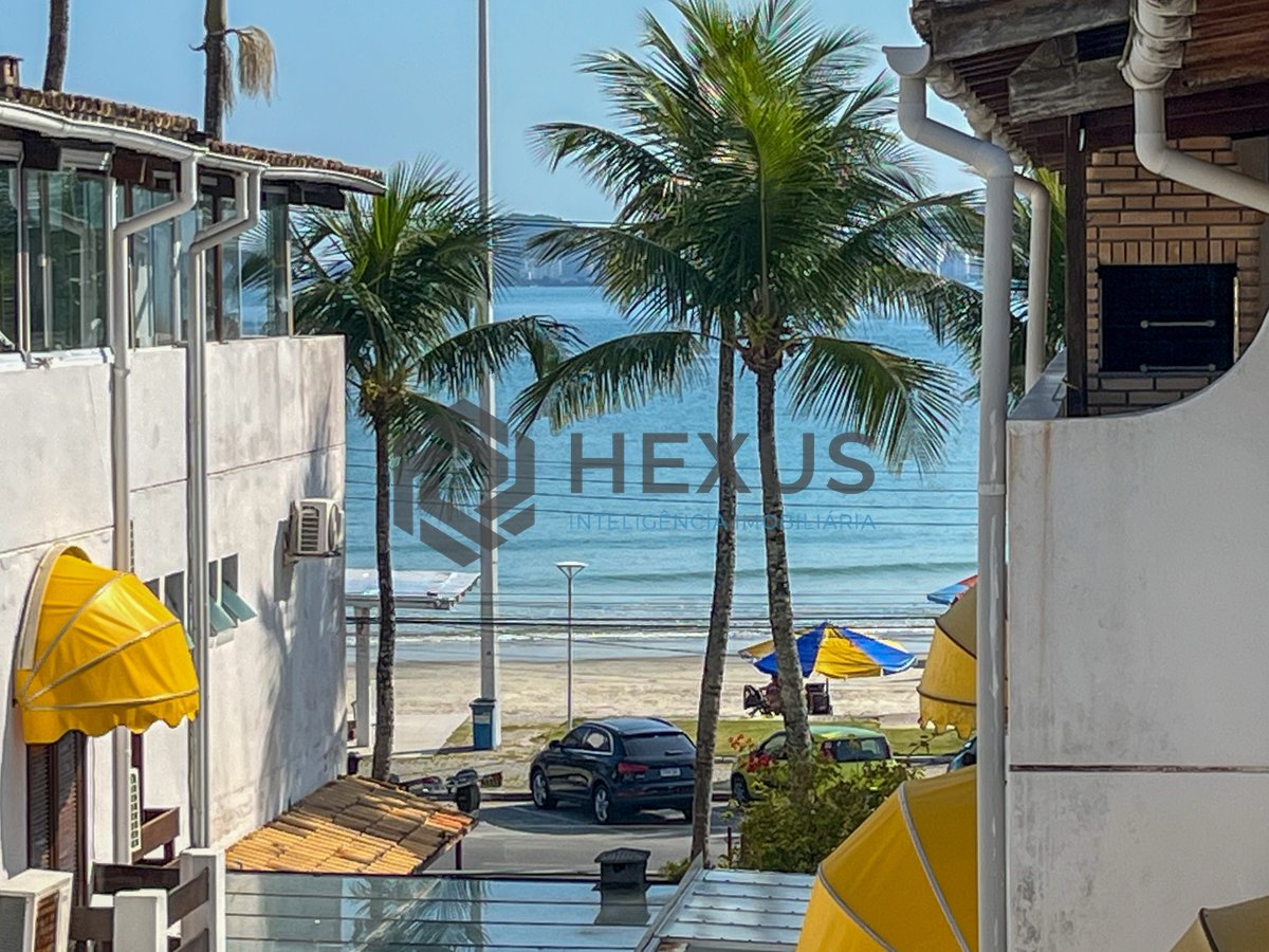 Foto 49 de Apartamento frente mar com varanda lazer e quintal na Enseada, Guarujá