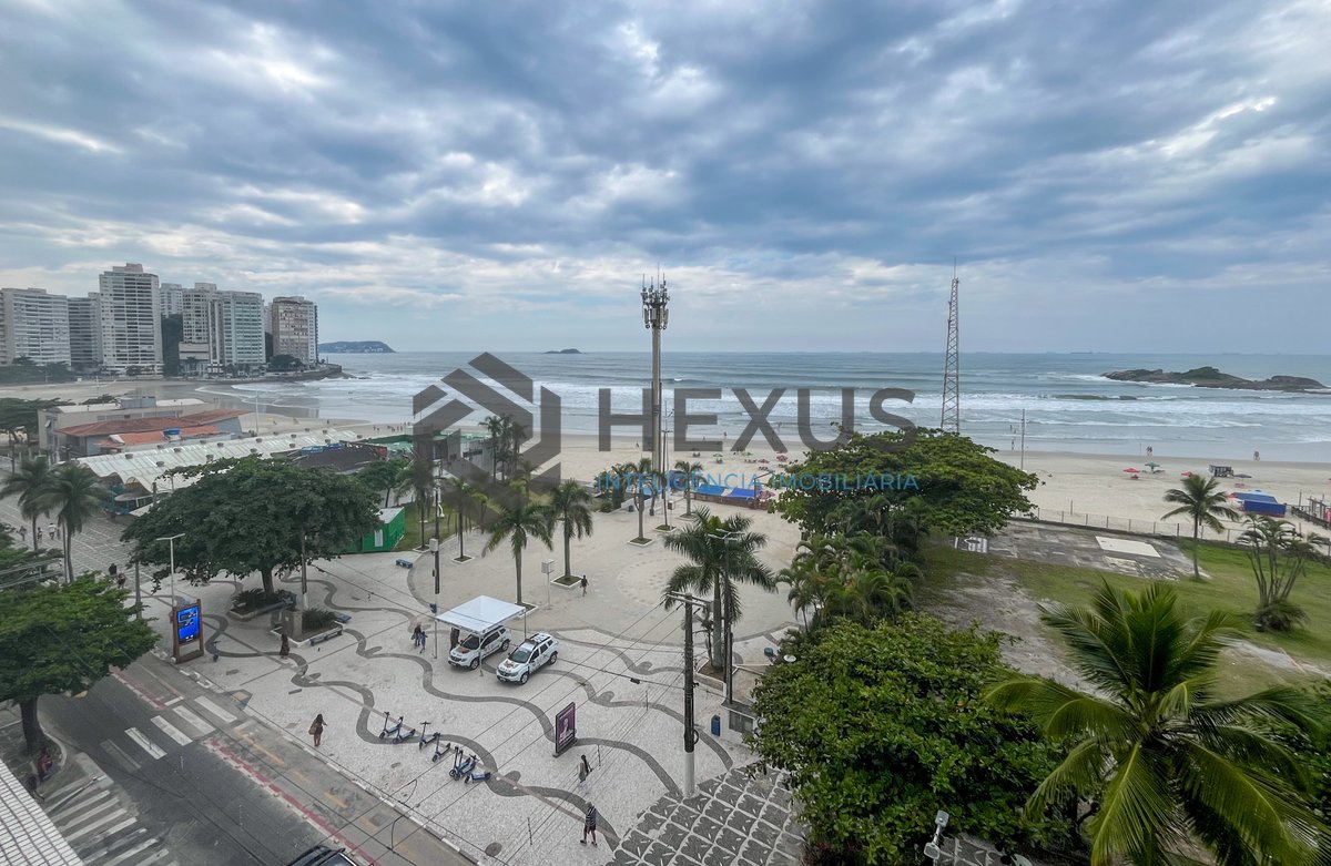 Foto 8 de Apartamento reformado frente mar e lazer no Pitangueiras, Guarujá