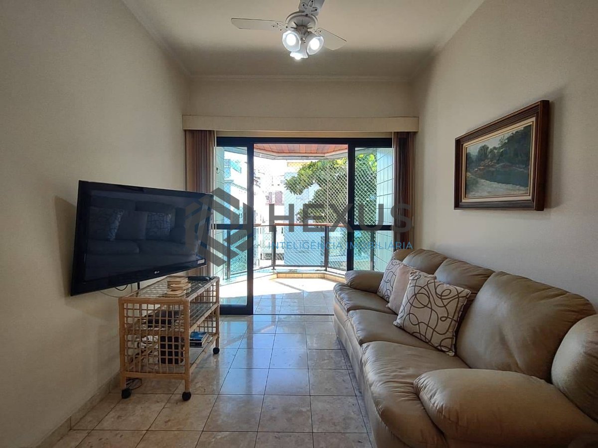 Foto 5 de Apartamento com varanda e lazer na Enseada, Guarujá