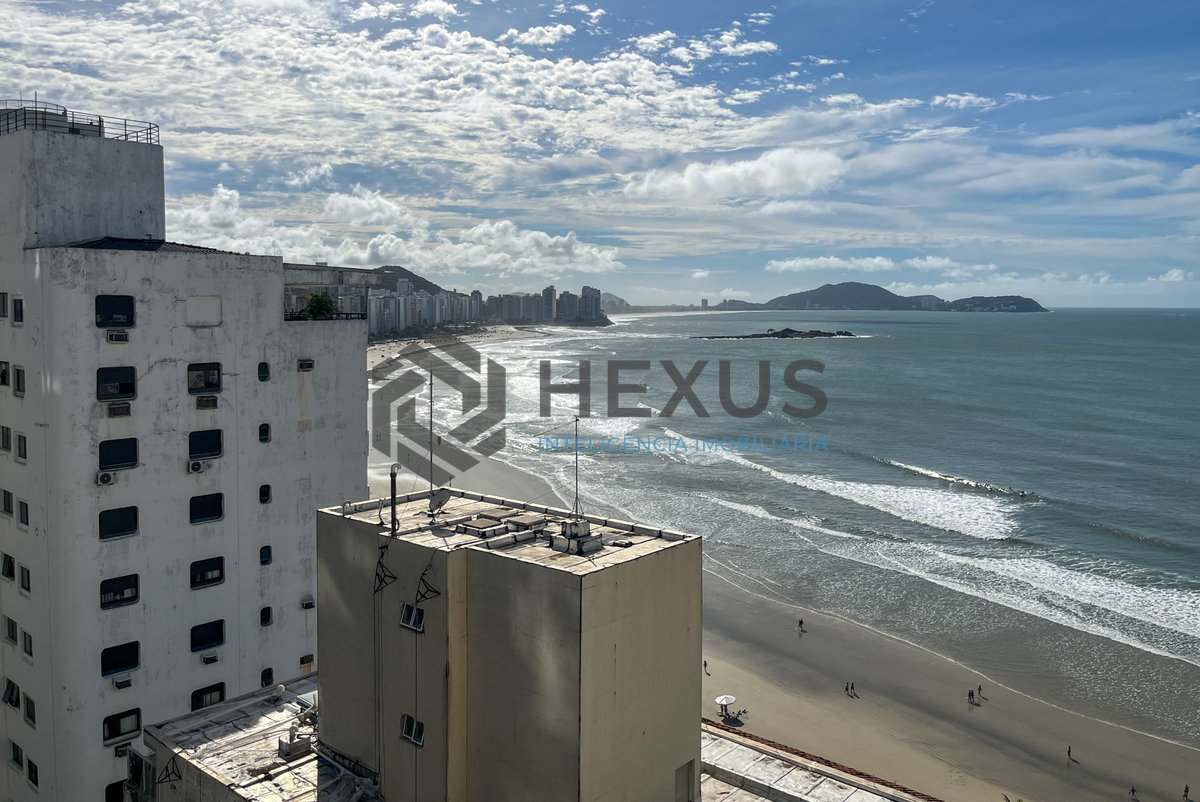 Foto 30 de Apartamento frente mar com varanda vista mar e lazer no Jardim Astúrias, Guarujá
