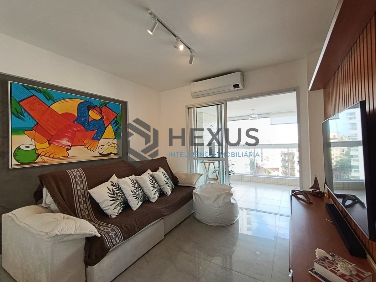 Foto 6 de Apartamento com varanda gourmet vista mar e lazer na Enseada, Guarujá