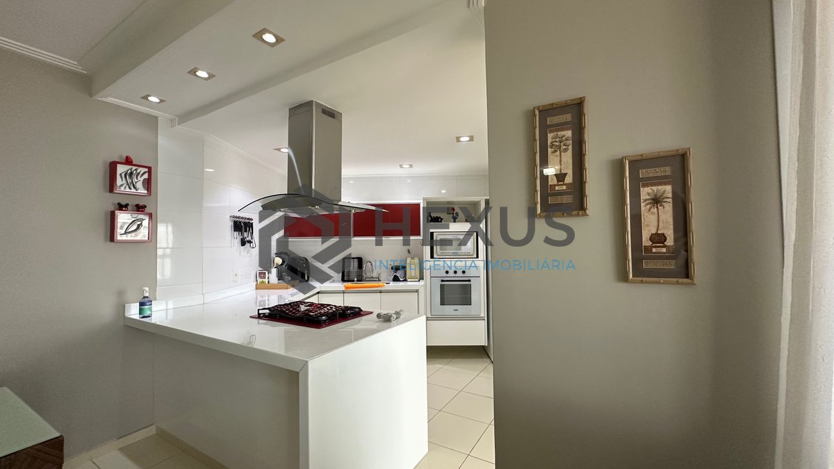 Foto 4 de Apartamento com varanda gourmet vista mar e lazer na Enseada, Guarujá