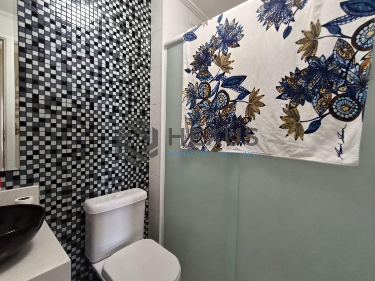 Foto 15 de Apartamento com varanda gourmet vista mar e lazer na Enseada, Guarujá