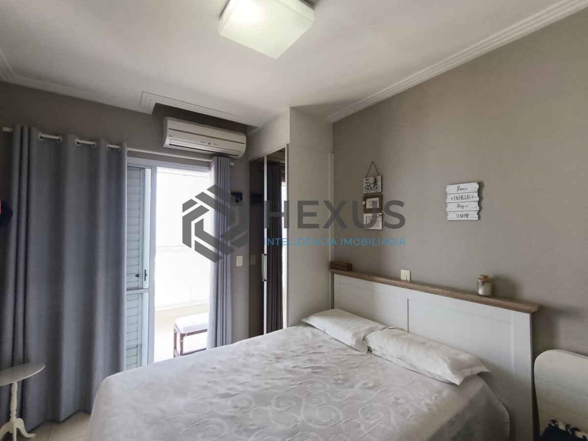 Foto 16 de Apartamento com varanda gourmet vista mar e lazer na Enseada, Guarujá