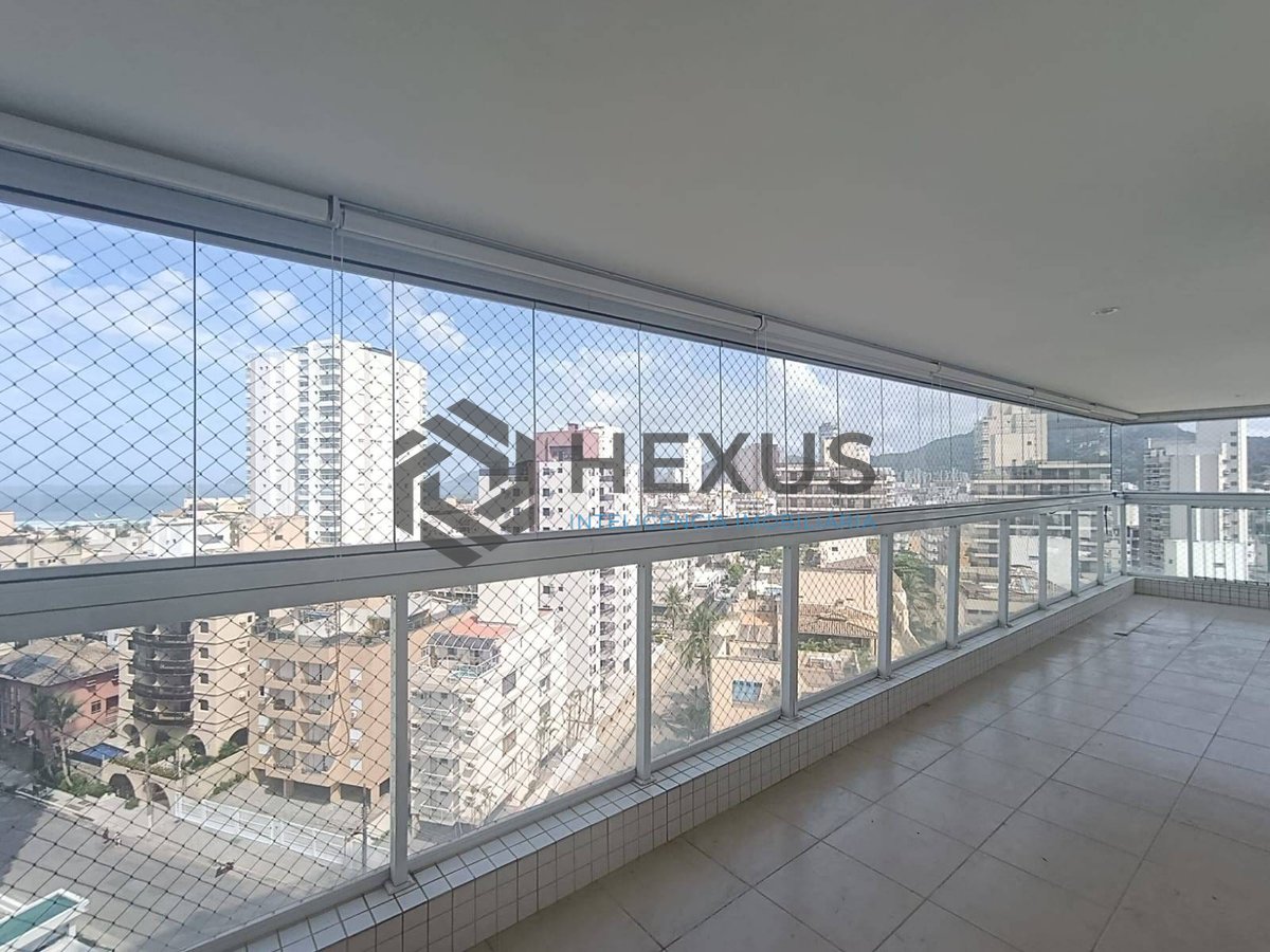 Foto 2 de Apartamento com varanda gourmet vista mar e lazer na Enseada, Guarujá