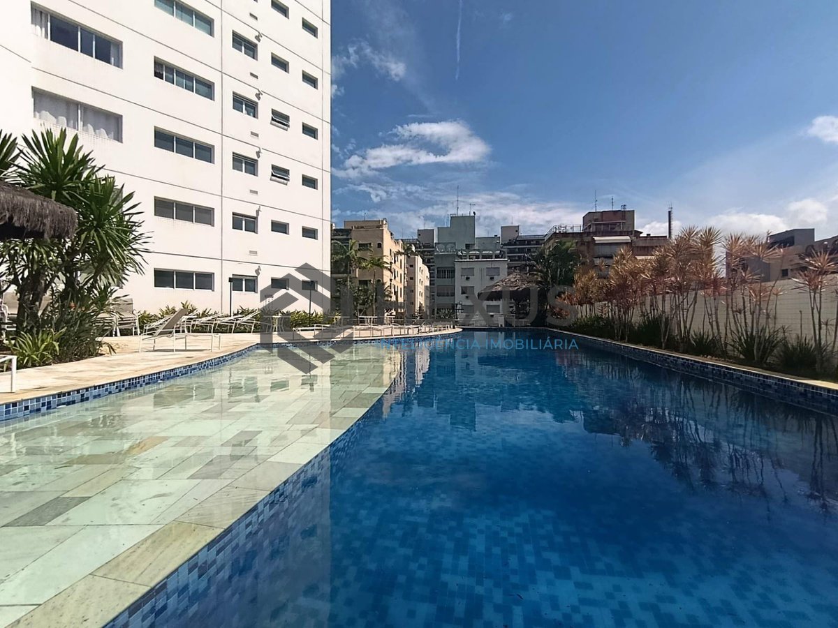 Foto 21 de Apartamento com varanda gourmet vista mar e lazer na Enseada, Guarujá
