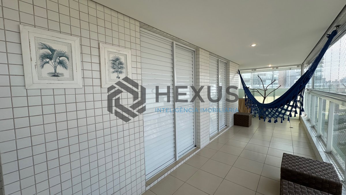 Foto 2 de Apartamento com varanda gourmet vista mar e lazer na Enseada, Guarujá