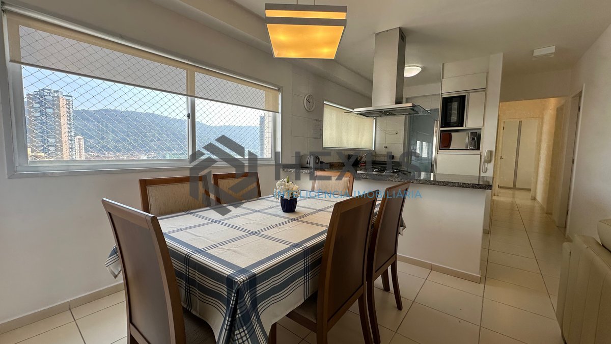 Foto 4 de Apartamento com varanda gourmet vista mar e lazer na Enseada, Guarujá