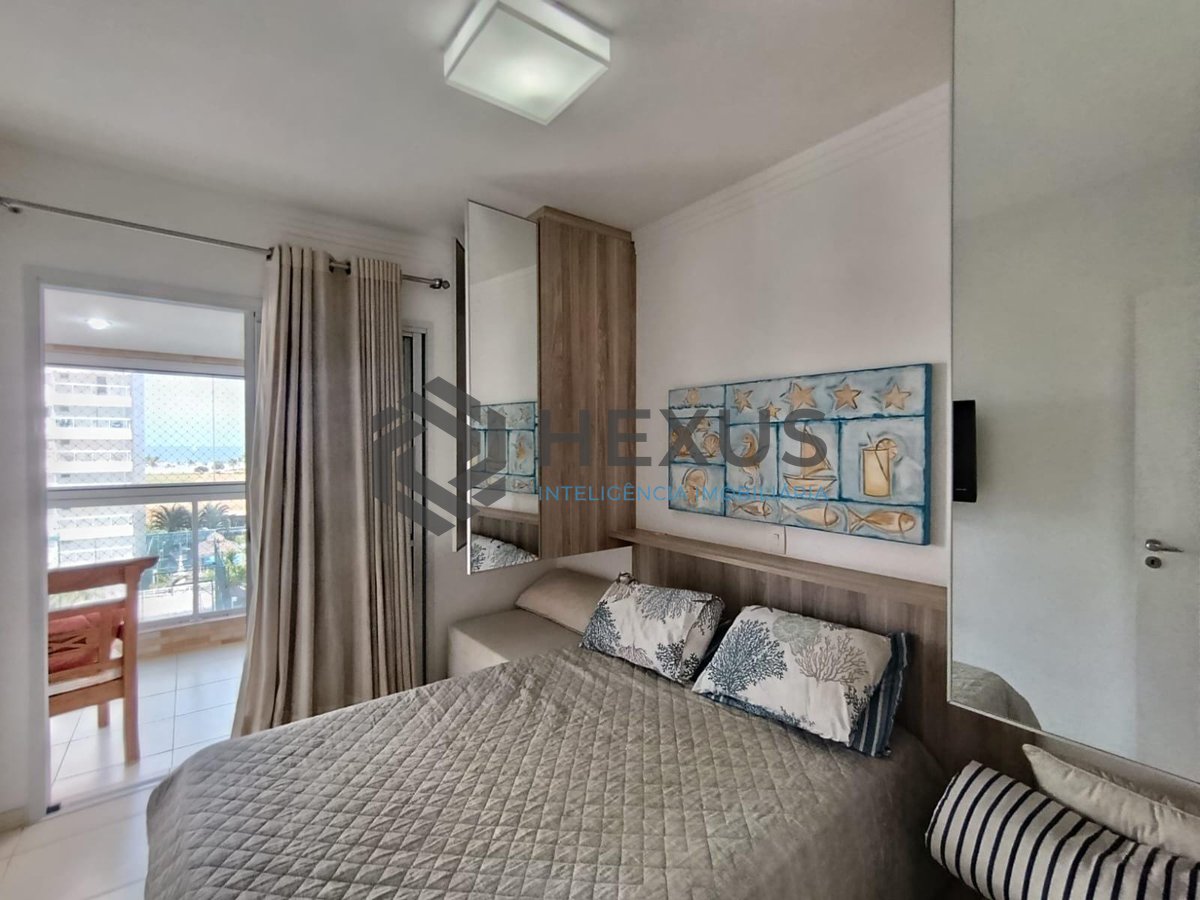 Foto 11 de Apartamento com varanda gourmet vista mar e lazer na Enseada, Guarujá