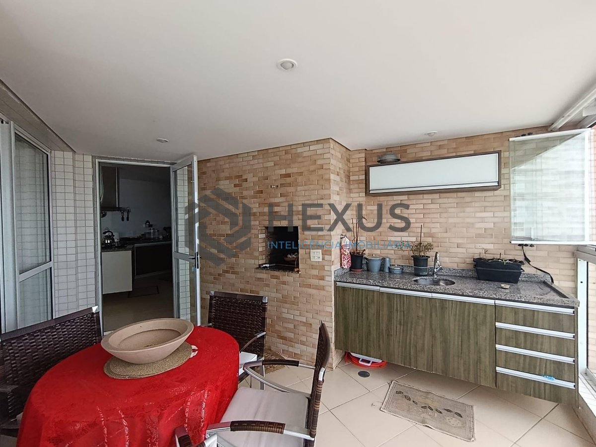 Foto 2 de Apartamento com varanda gourmet vista mar e lazer na Enseada, Guarujá