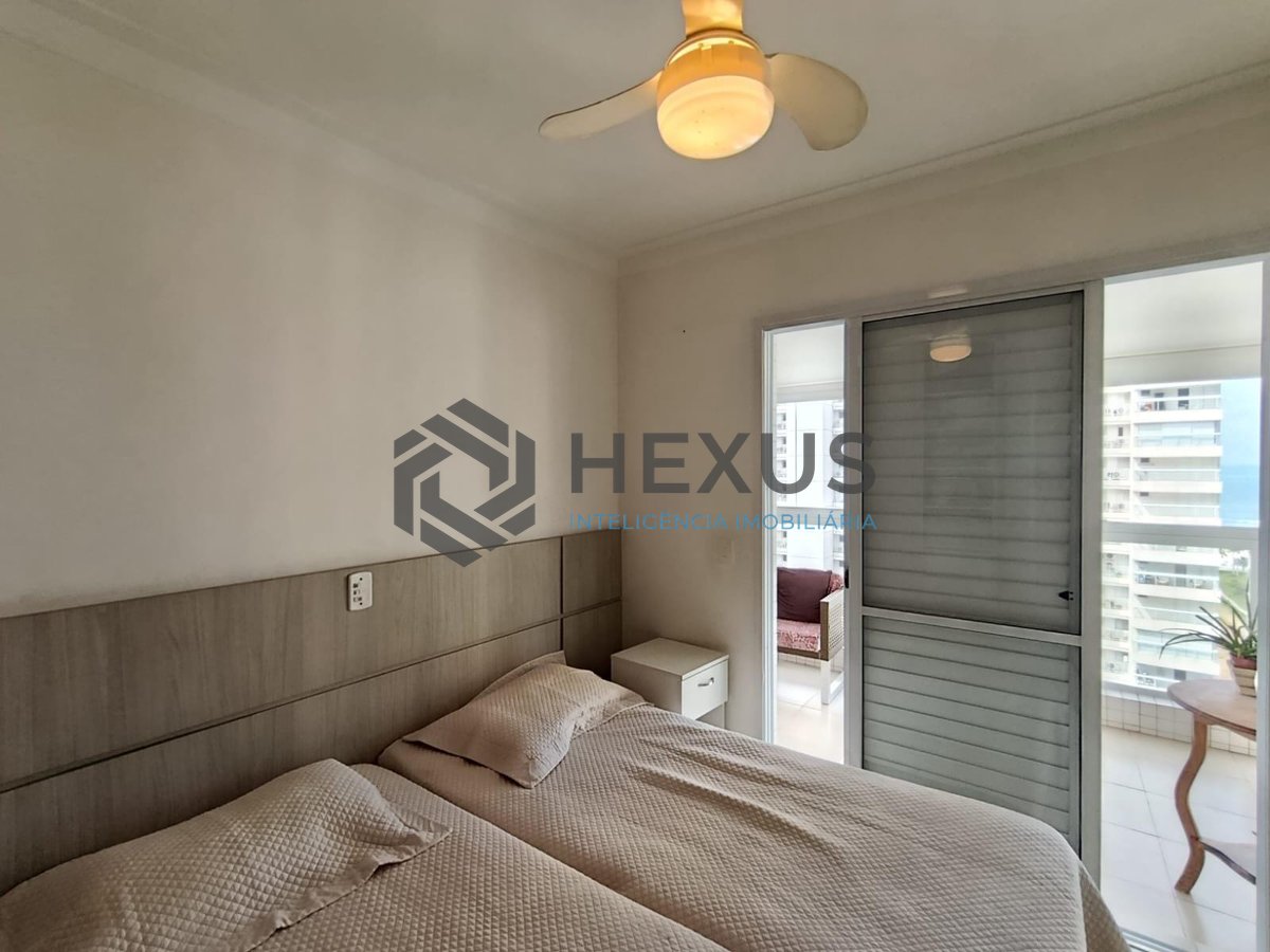 Foto 13 de Apartamento com varanda gourmet vista mar e lazer na Enseada, Guarujá
