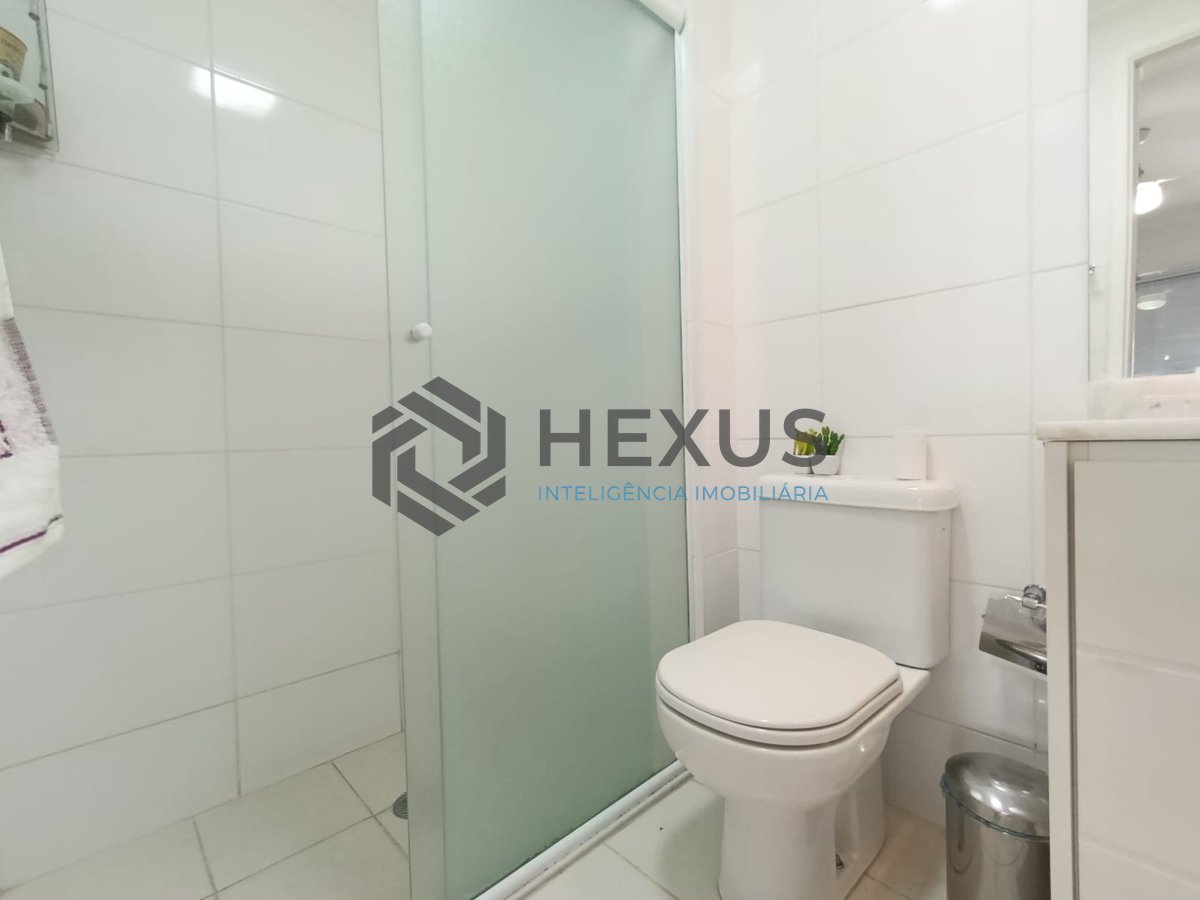 Foto 23 de Apartamento com varanda gourmet vista mar e lazer na Enseada, Guarujá