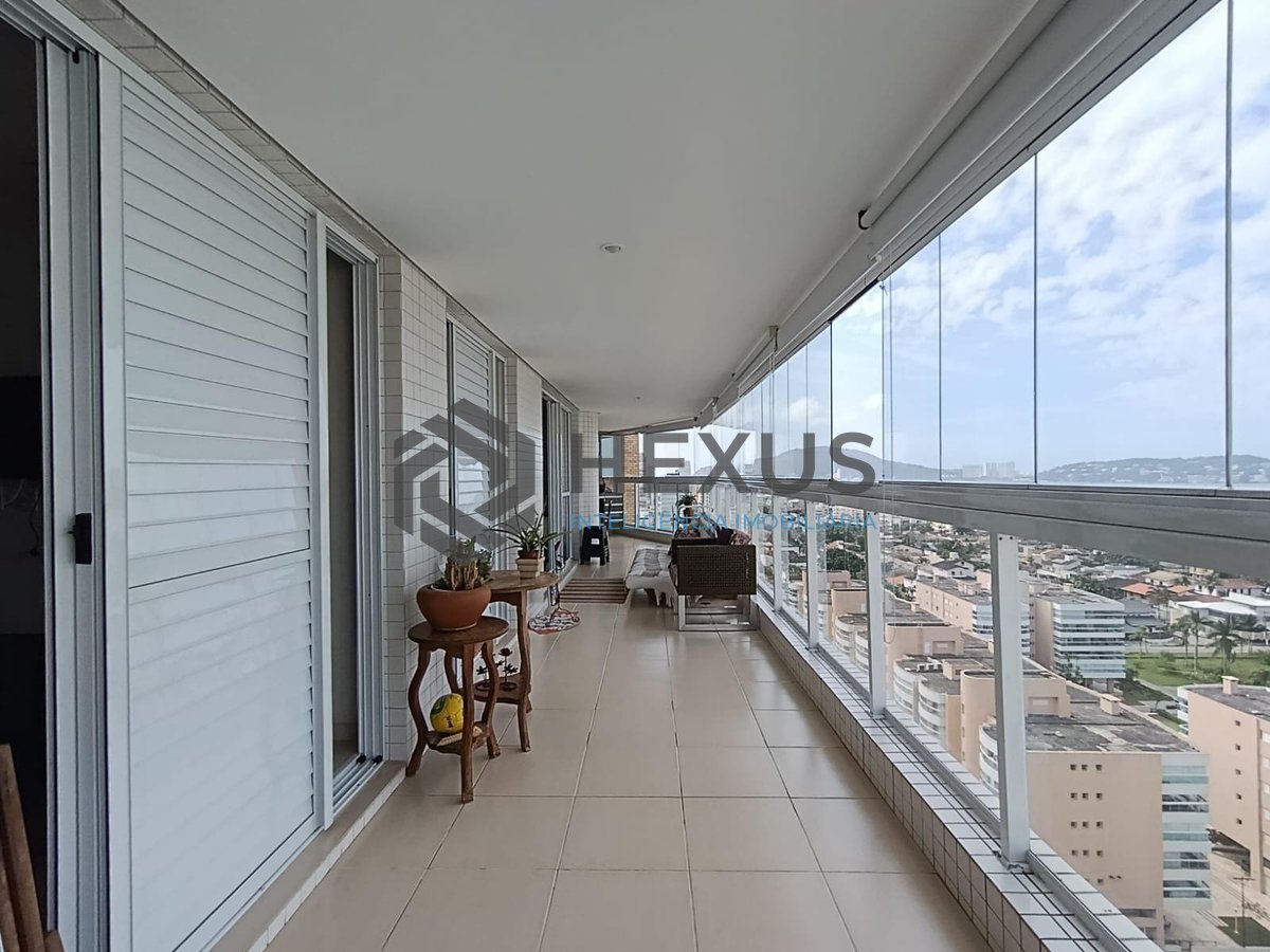 Foto 10 de Apartamento com varanda gourmet vista mar e lazer na Enseada, Guarujá