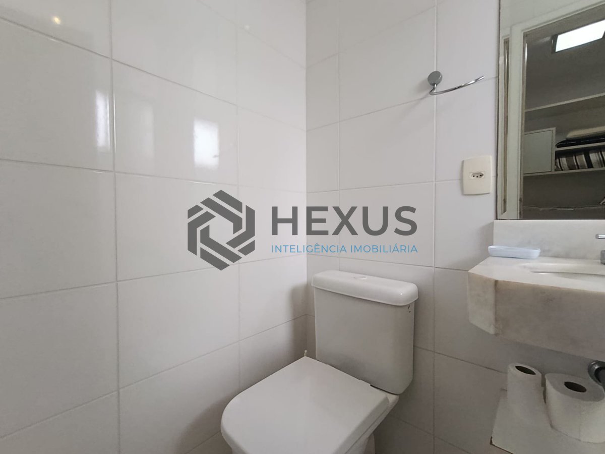 Foto 18 de Apartamento com varanda gourmet vista mar e lazer na Enseada, Guarujá
