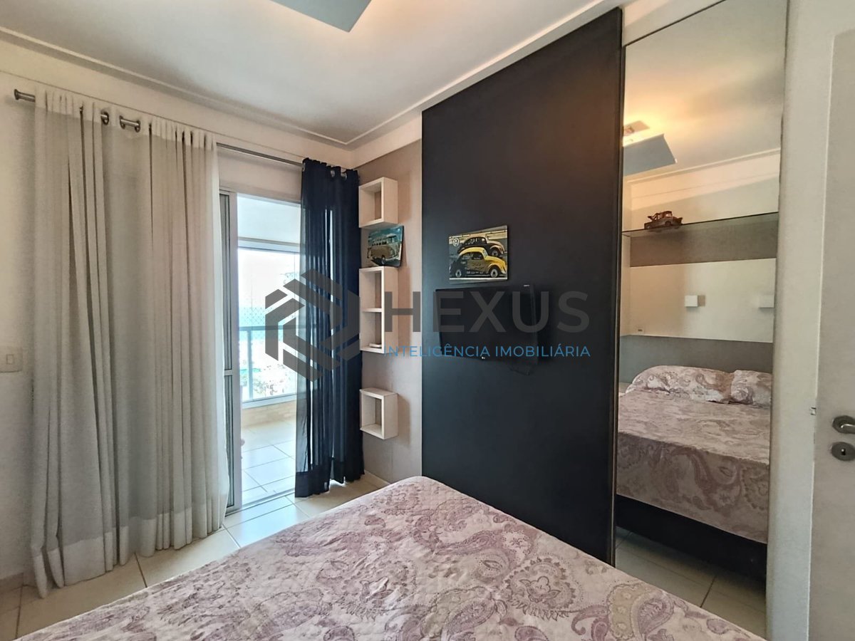 Foto 9 de Apartamento com varanda gourmet vista mar e lazer na Enseada, Guarujá