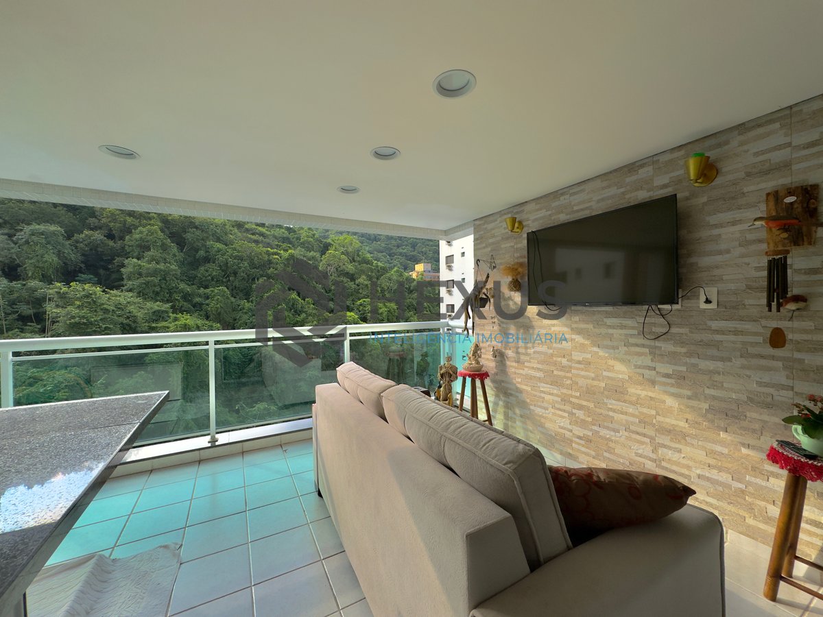 Foto 6 de Apartamento com varanda gourmet com lazer a 2 quadras do mar nas Pitangueiras, Guarujá