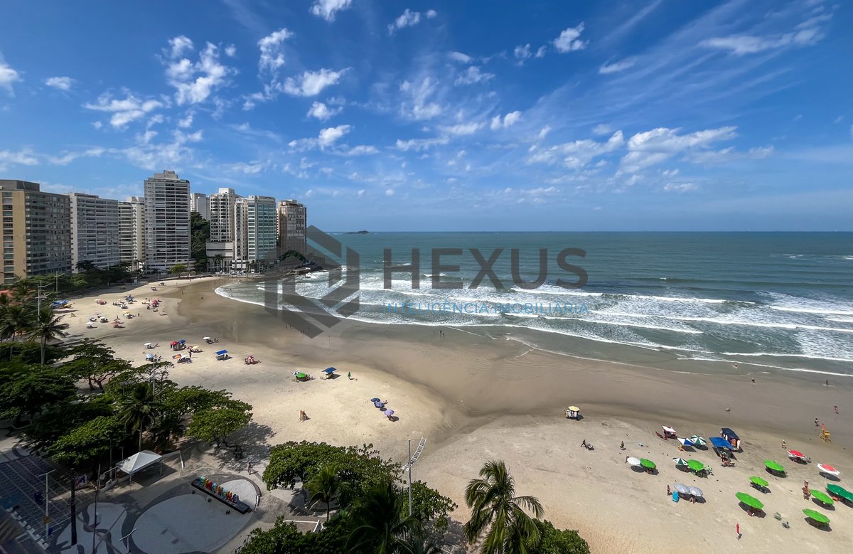 Foto 12 de Apartamento reformado frente mar com vista mar e lazer nas Pitangueiras, Guarujá
