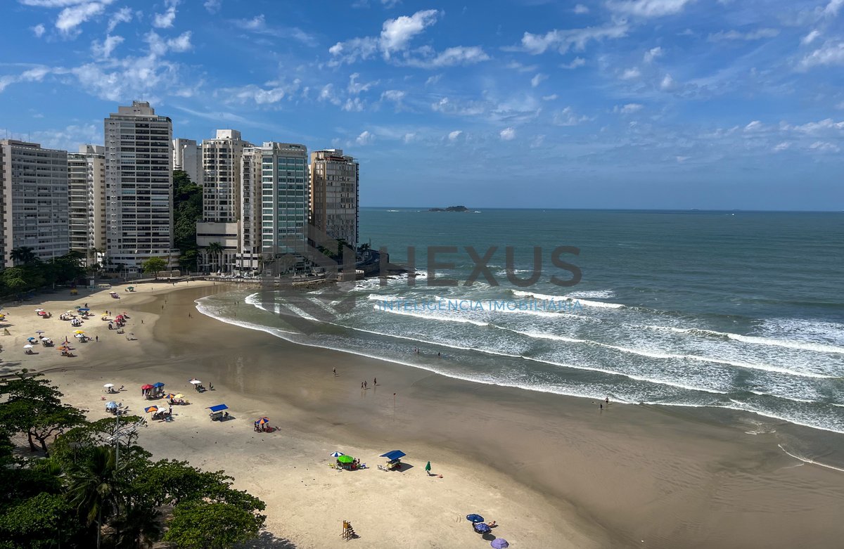 Foto 13 de Apartamento reformado frente mar com vista mar e lazer nas Pitangueiras, Guarujá