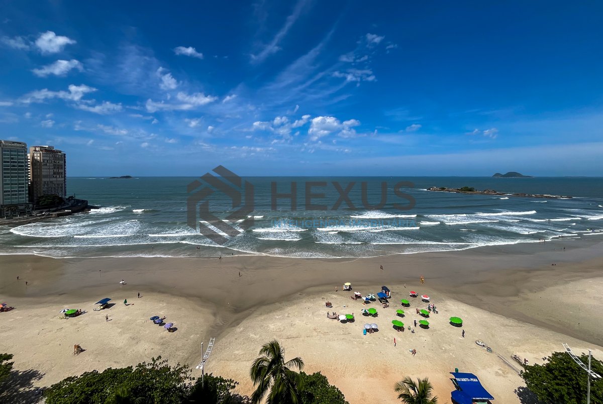 Foto 26 de Apartamento reformado frente mar com vista mar e lazer nas Pitangueiras, Guarujá