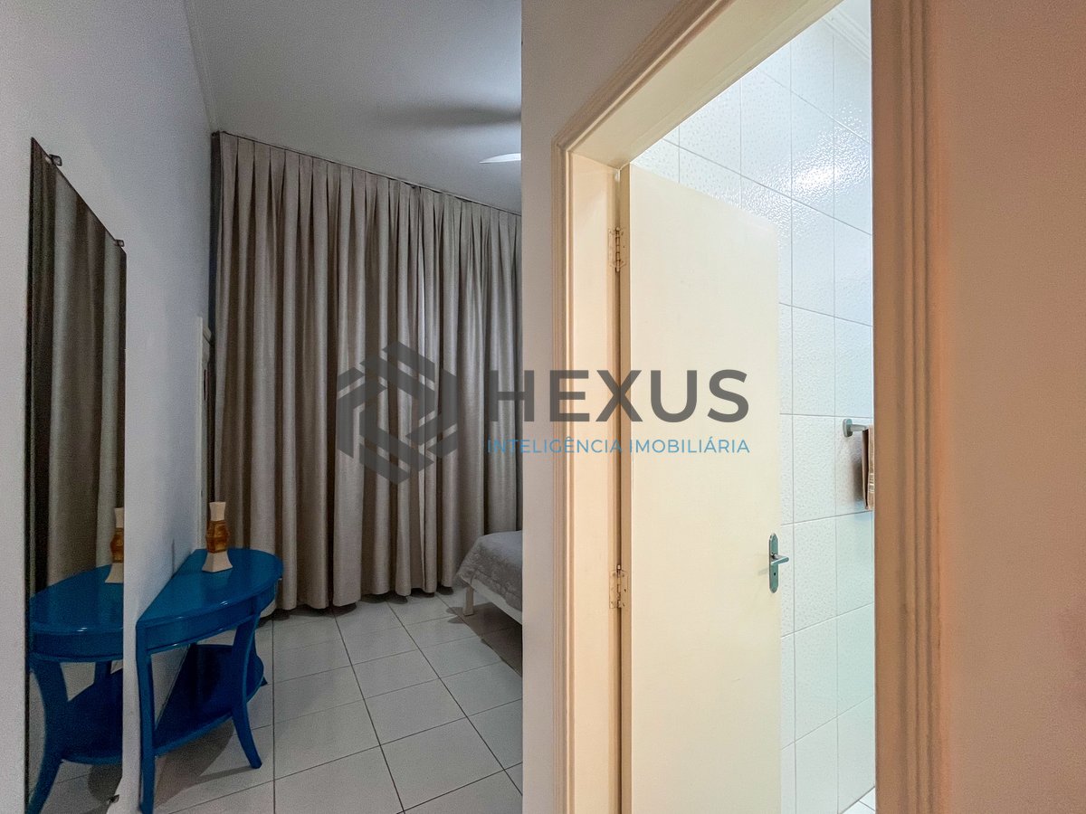 Foto 9 de Apartamento térreo frente mar com vista mar e lazer nas Pitangueiras, Guarujá