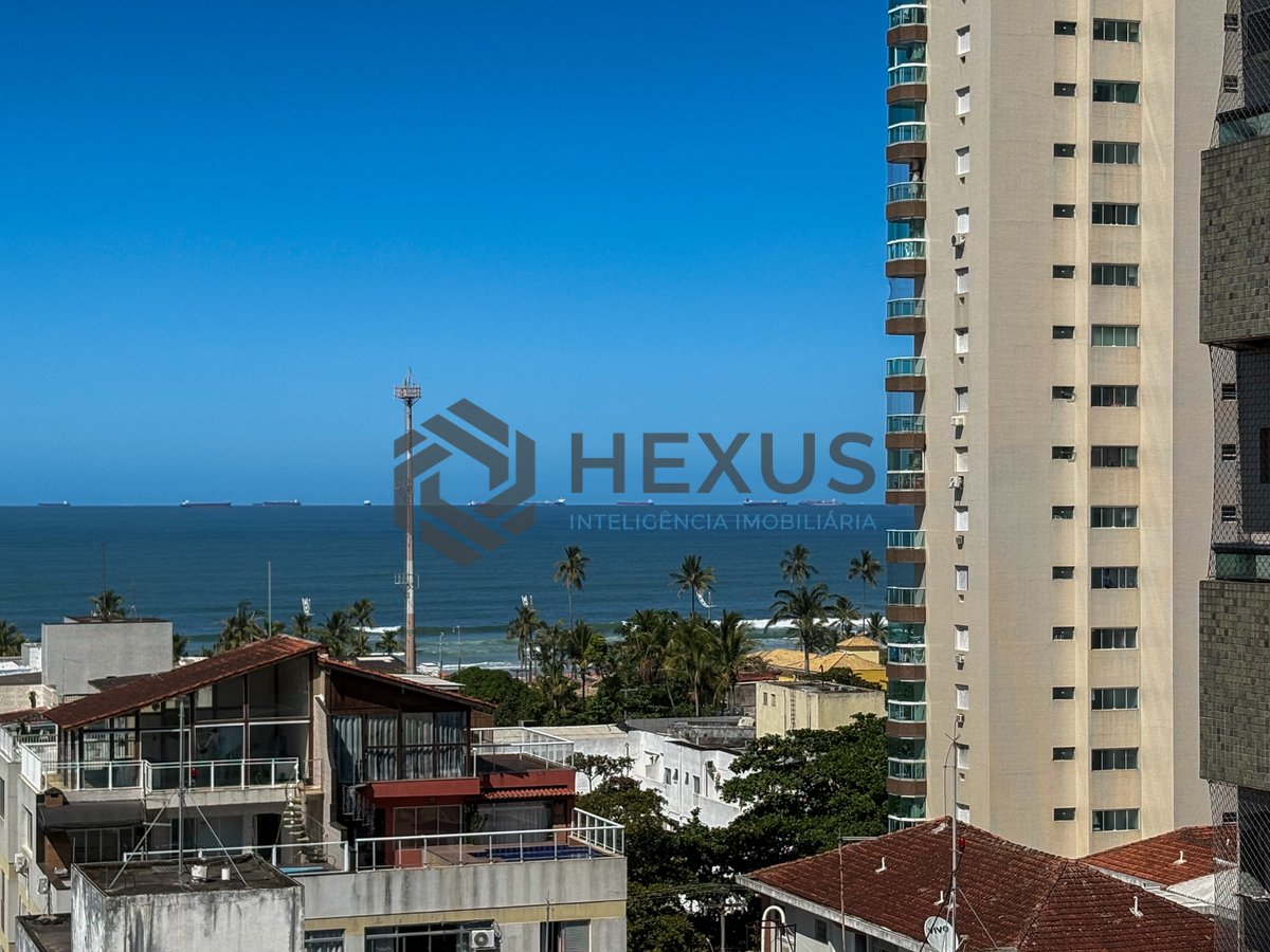 Foto 3 de Apartamento com varanda e lazer na Enseada, Guarujá