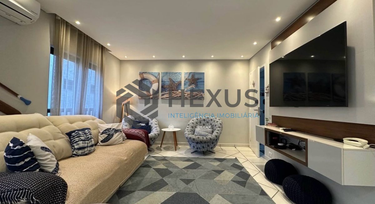 Foto 2 de Apartamento reformado com varanda gourmet vista mar e lazer a 500m da praia na Enseada, Guarujá
