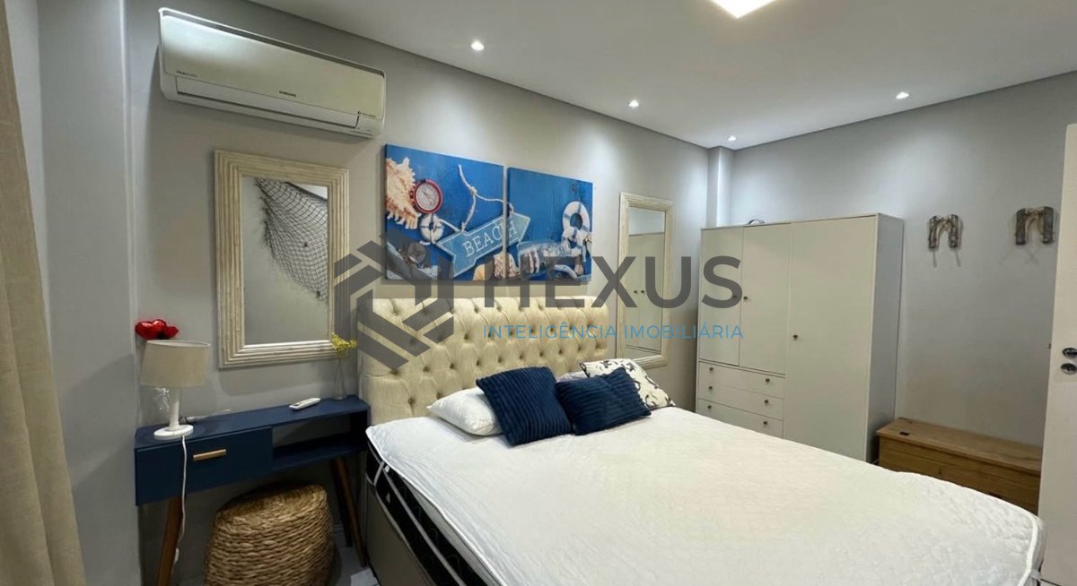 Foto 11 de Apartamento reformado com varanda gourmet vista mar e lazer a 500m da praia na Enseada, Guarujá