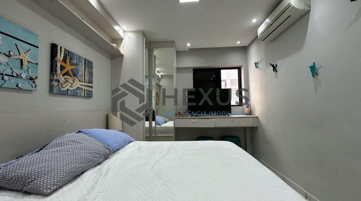 Foto 20 de Apartamento reformado com varanda gourmet vista mar e lazer a 500m da praia na Enseada, Guarujá