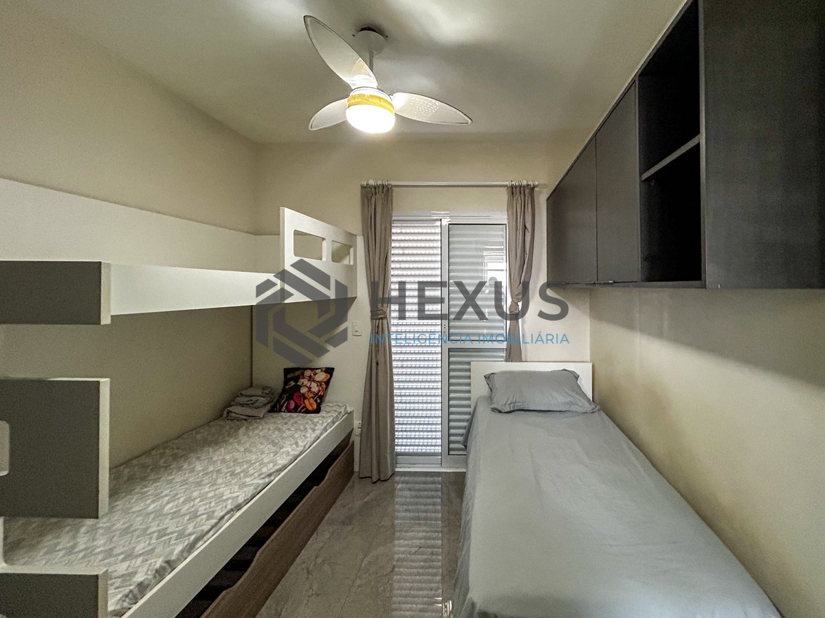 Foto 18 de Apartamento reformado com varanda gourmet vista mar e lazer a 600m da praia no Jardim Astúrias, Guarujá