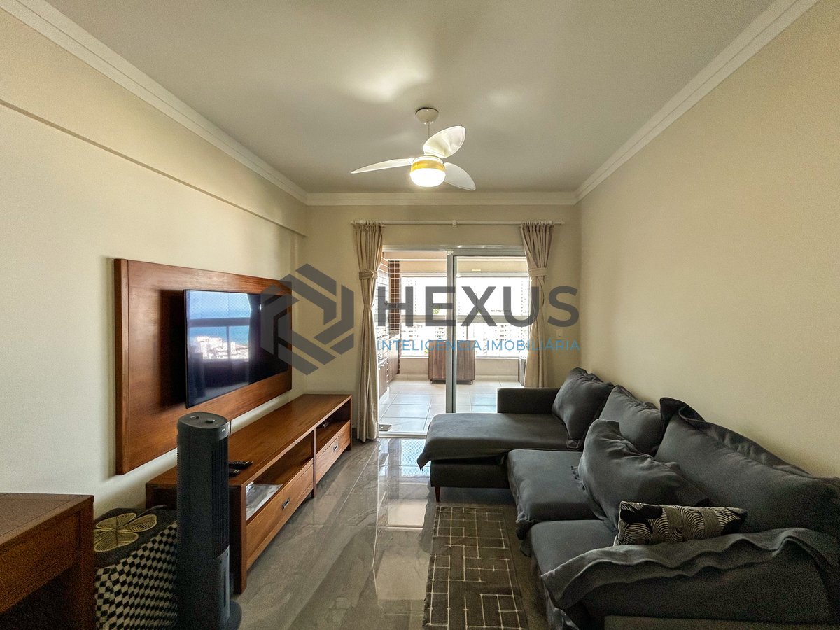 Foto 8 de Apartamento reformado com varanda gourmet vista mar e lazer a 600m da praia no Jardim Astúrias, Guarujá