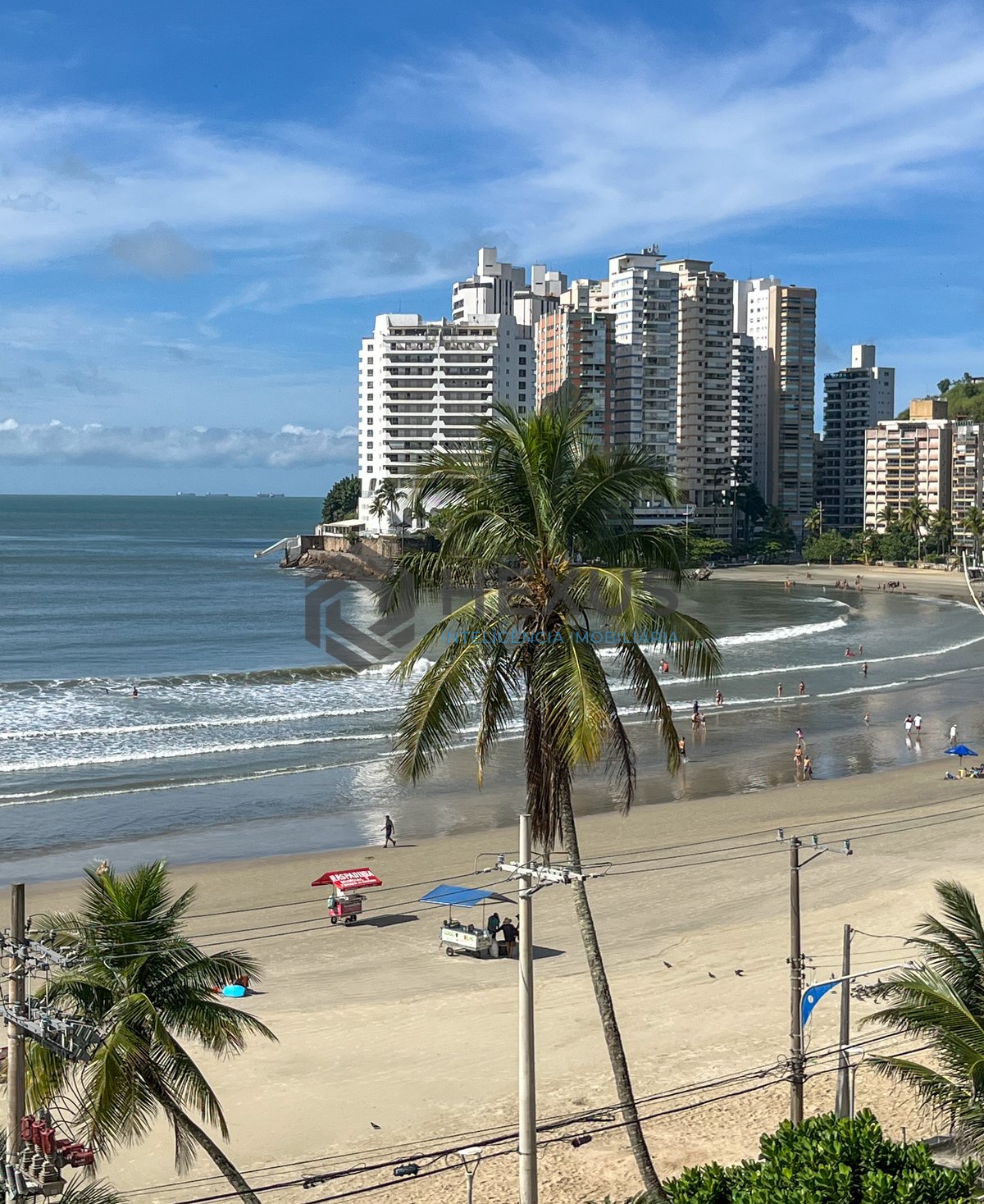 Foto 37 de Apartamento frente mar com varanda vista mar e lazer no Jardim Astúrias, Guarujá