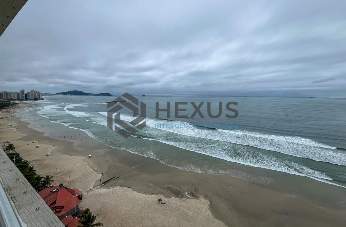Foto 11 de Apartamento frente mar com vista mar e lazer nas Pitangueiras, Guarujá