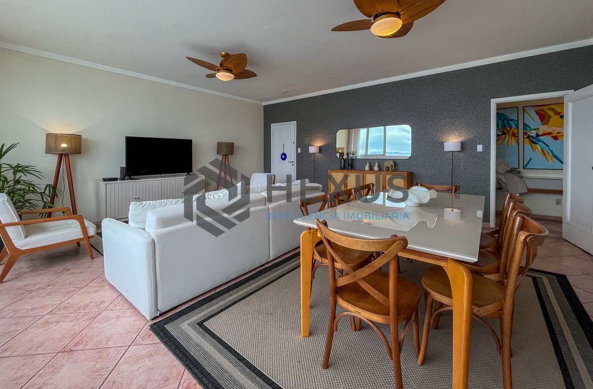 Foto 4 de Apartamento frente mar com vista mar e lazer nas Pitangueiras, Guarujá