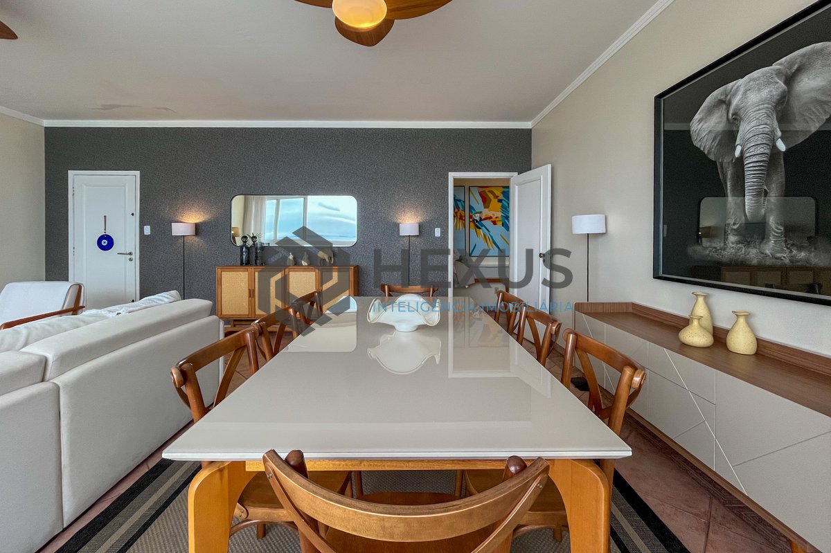 Foto 9 de Apartamento frente mar com vista mar e lazer nas Pitangueiras, Guarujá