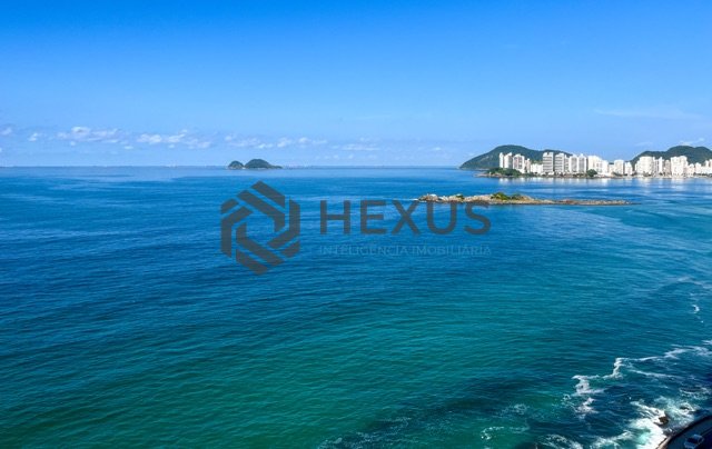Foto 12 de Apartamento frente mar com varanda nas Pitangueiras, Guarujá