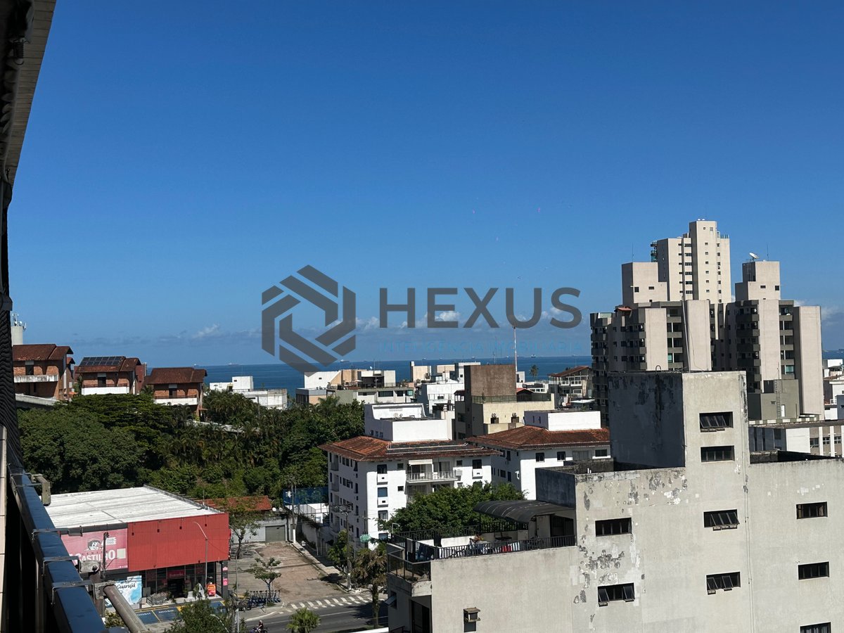 Foto 4 de Apartamento com varanda e lazer a 500m da praia na Enseada, Guarujá