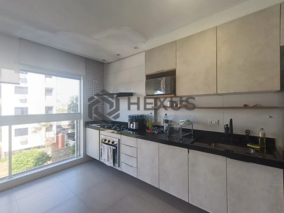 Foto 14 de Apartamento com varanda gourmet vista mar e lazer na Enseada, Guarujá