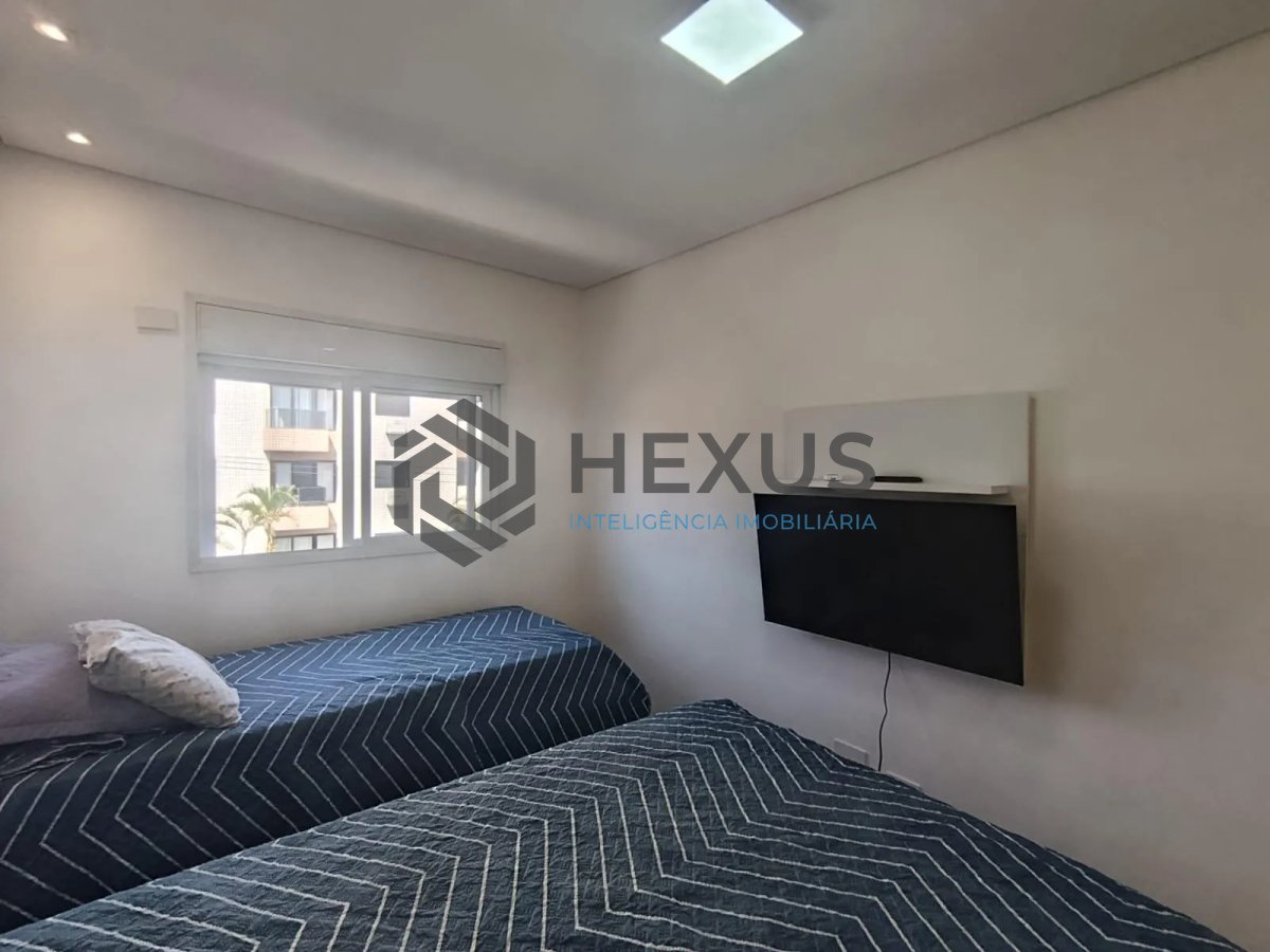 Foto 8 de Apartamento com varanda gourmet vista mar e lazer na Enseada, Guarujá