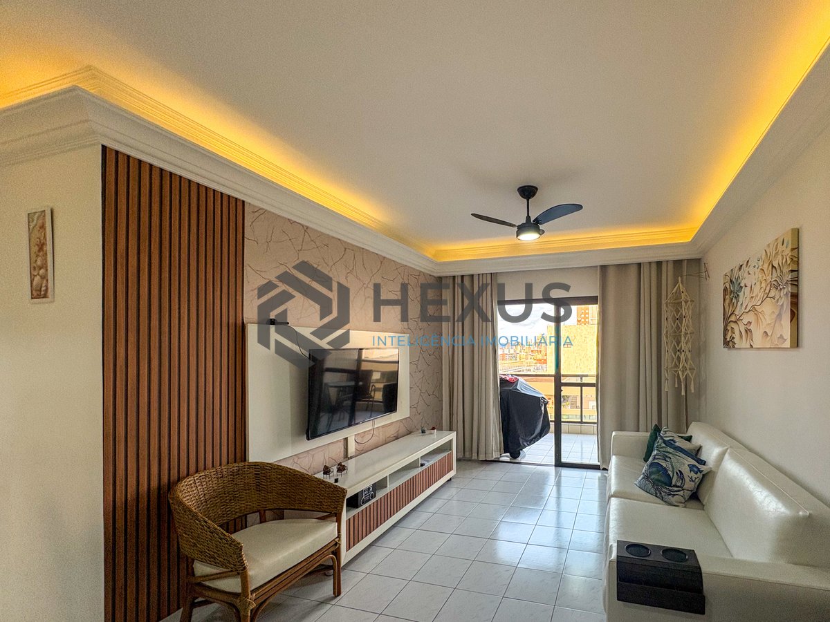 Foto 5 de Apartamento com varanda vista mar e lazer na Enseada, Guarujá