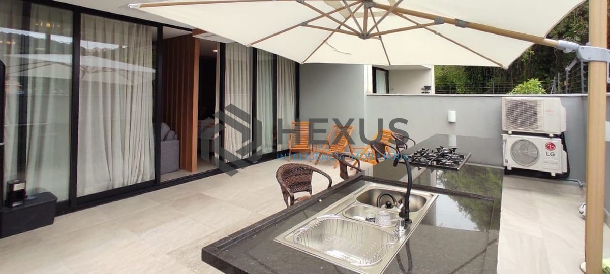 Foto 20 de Apartamento garden com varanda e lazer no Balneário Praia do Pernambuco, Guarujá