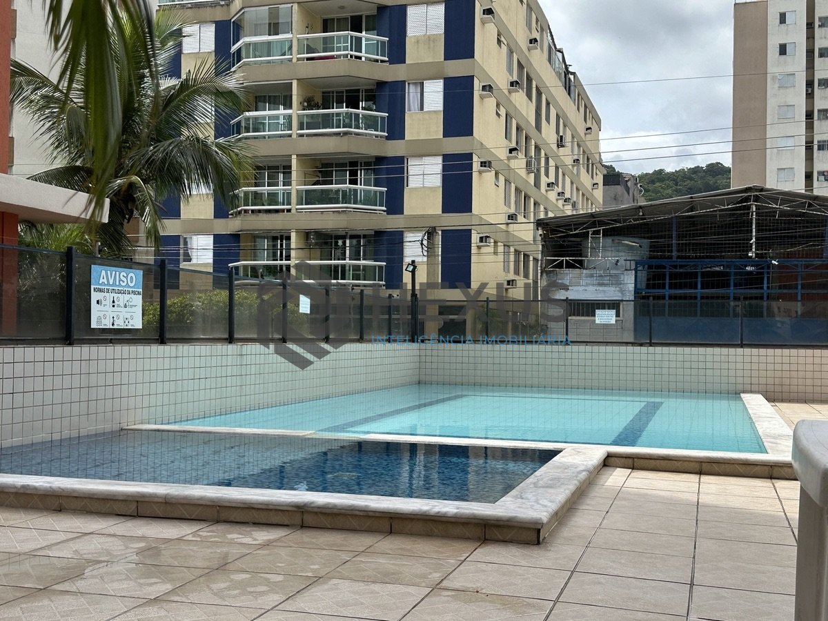 Foto 20 de Apartamento reformado com varanda vista mar e lazer a 500m da praia na Enseada, Guarujá