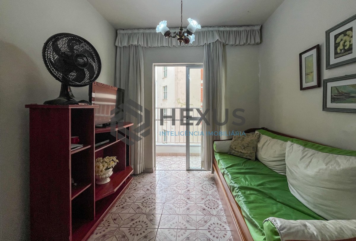 Foto 6 de Apartamento com varanda vista mar e lazer a 1 quadra da praia nas Pitangueiras, Guarujá