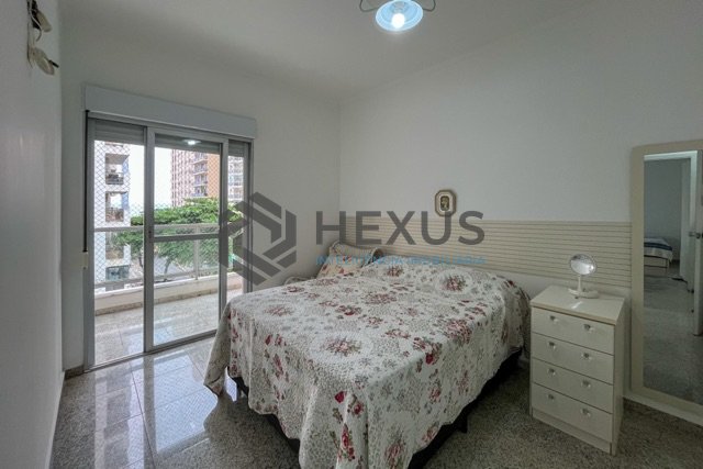 Foto 10 de Apartamento com varanda vista mar e lazer a 1 quadra da praia nas Pitangueiras, Guarujá