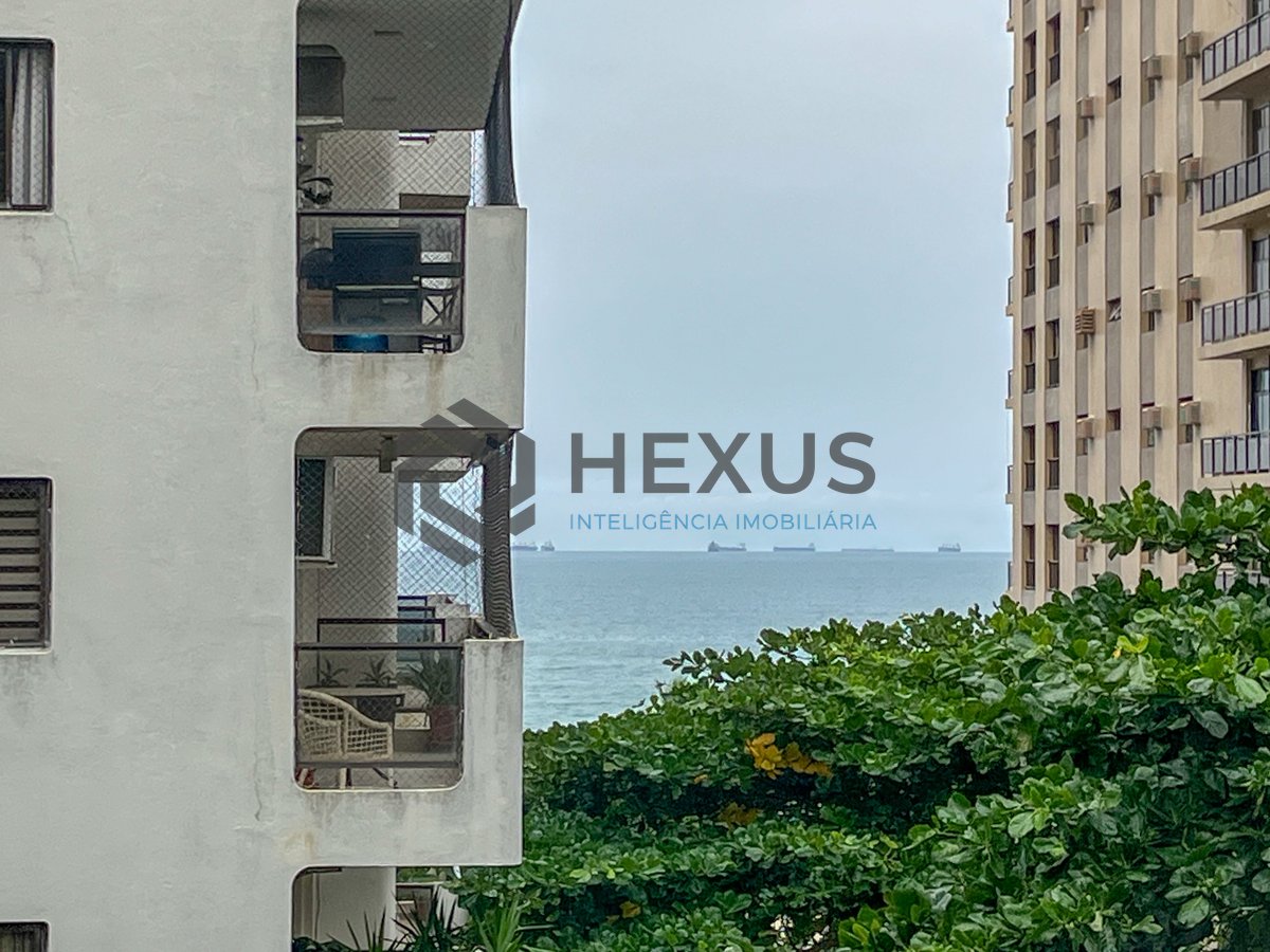 Foto 14 de Apartamento com varanda vista mar e lazer a 1 quadra da praia nas Pitangueiras, Guarujá