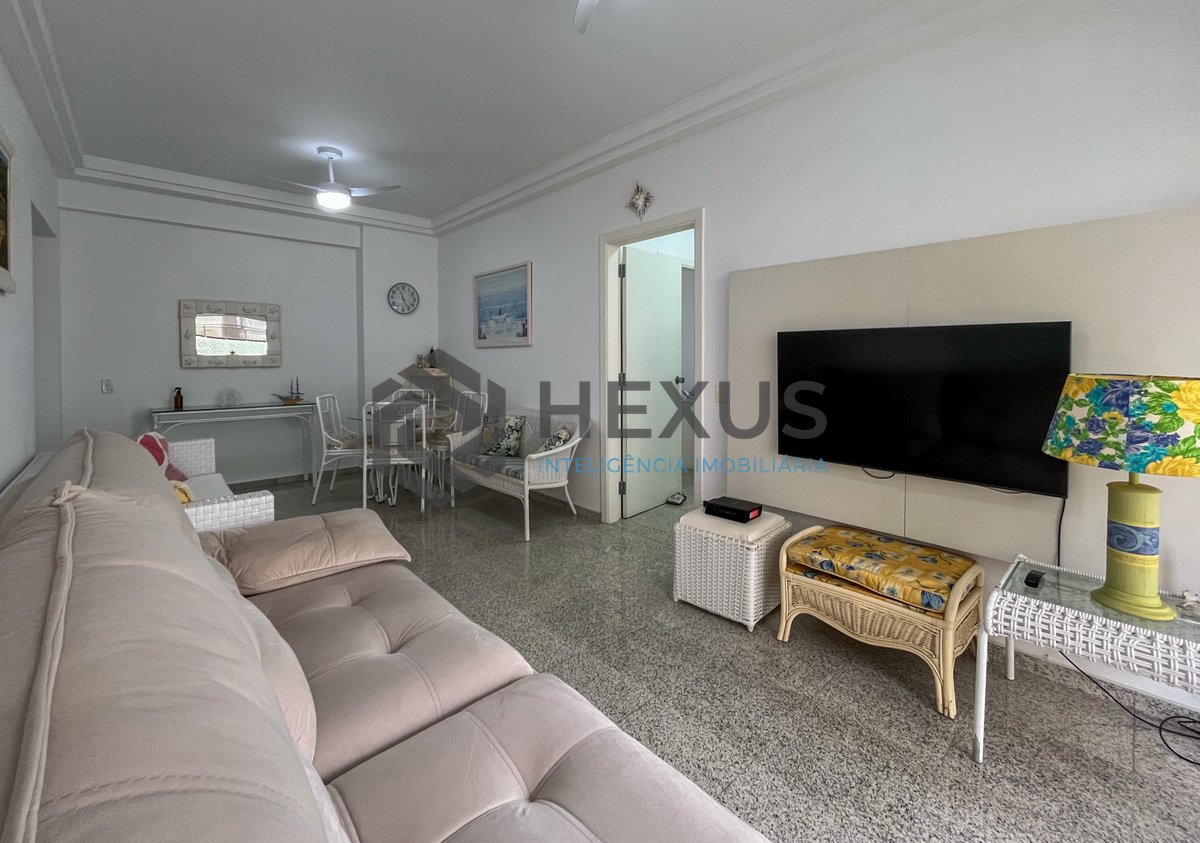 Foto 6 de Apartamento com varanda vista mar e lazer a 1 quadra da praia nas Pitangueiras, Guarujá
