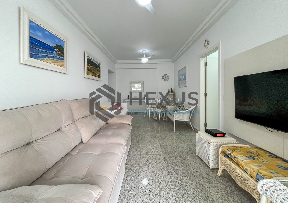 Foto 7 de Apartamento com varanda vista mar e lazer a 1 quadra da praia nas Pitangueiras, Guarujá