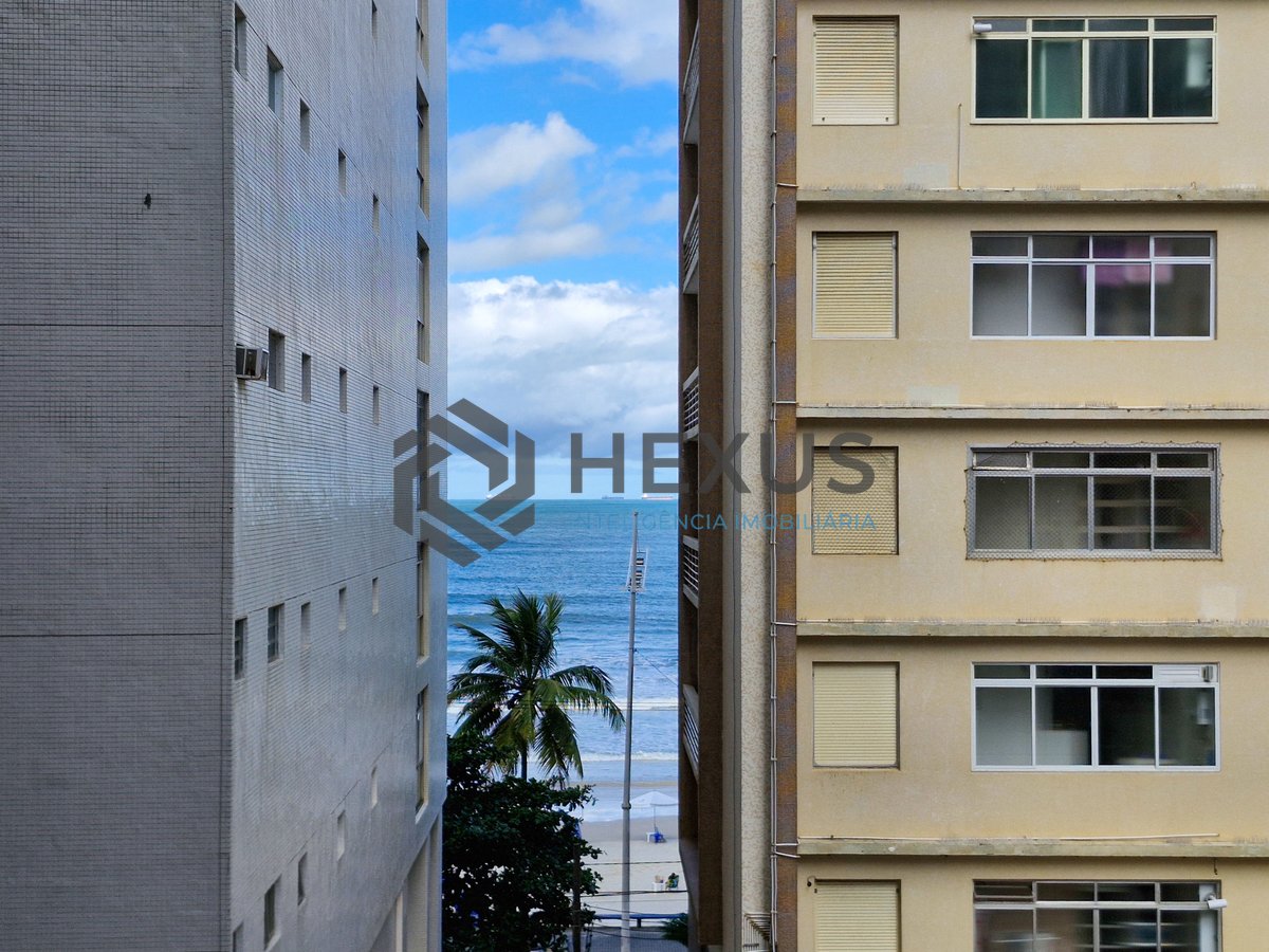 Foto 17 de Apartamento com varanda a 1 quadra da praia nas Pitangueiras, Guarujá, SP