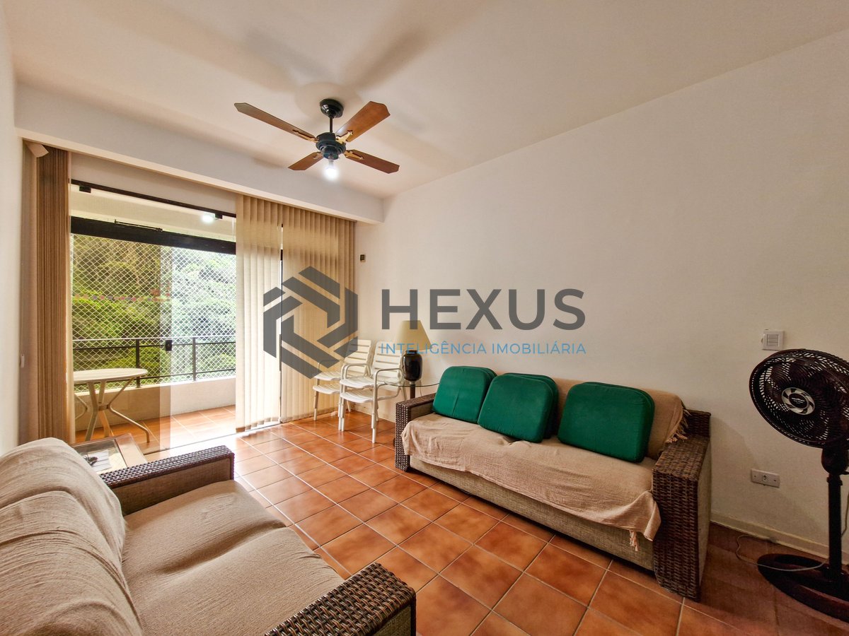 Foto 6 de Apartamento com varanda vista mar na beira mar da praia nas Pitangueiras, Guarujá
